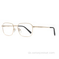 Square Unisex Titanium optische Brille Rahmen Brillen